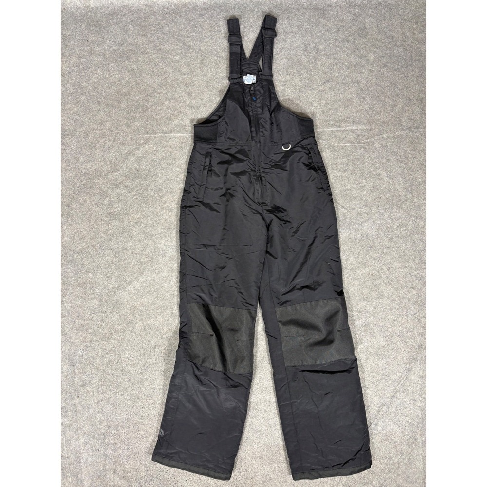 Slalom Youth XL Black Insulated‎ Snow Bibs Ski Overalls YB727008BLK
